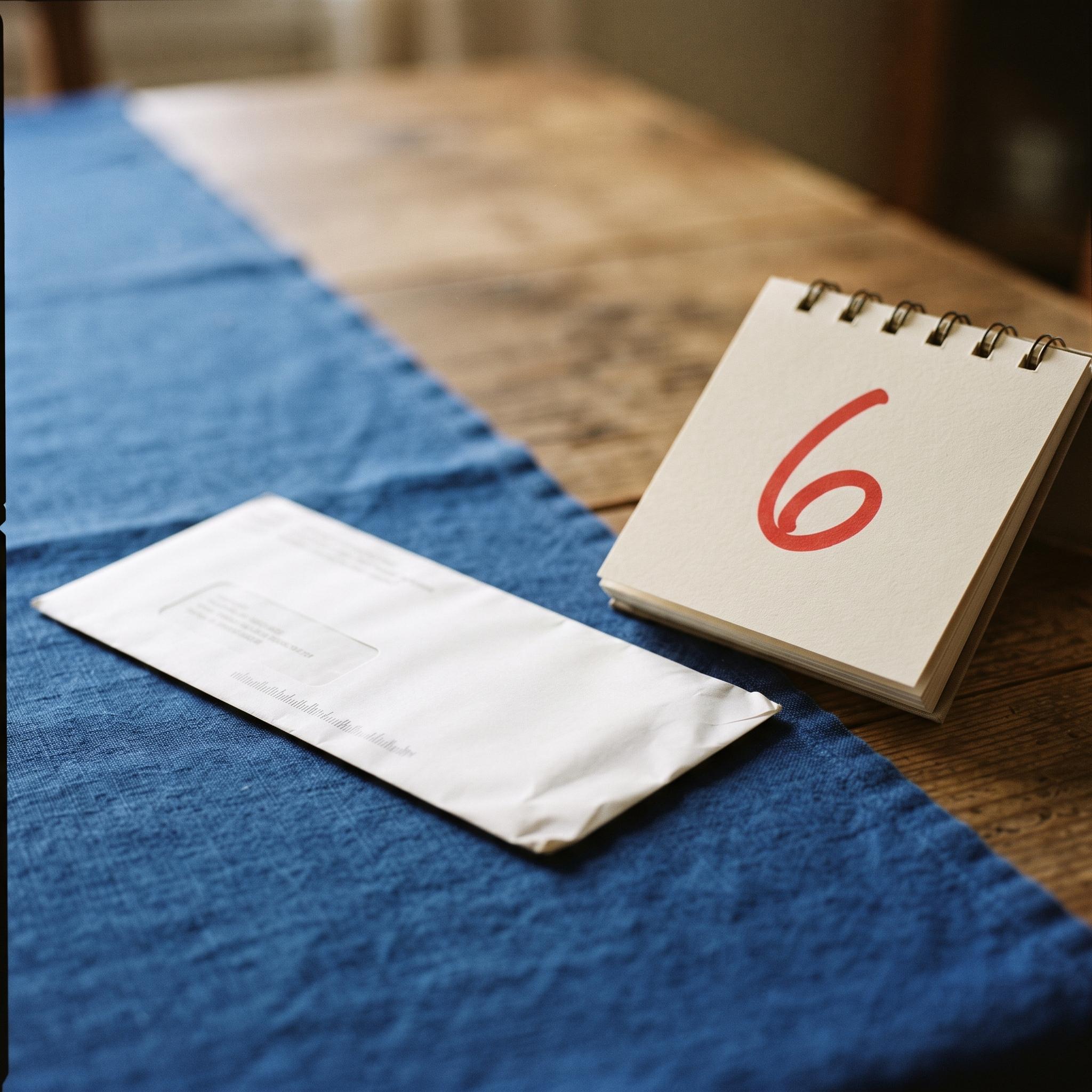 A benefit determination letter and a calendar marking the sixth month: the two things that decide when an approved SSDI claim actually gets its first check.