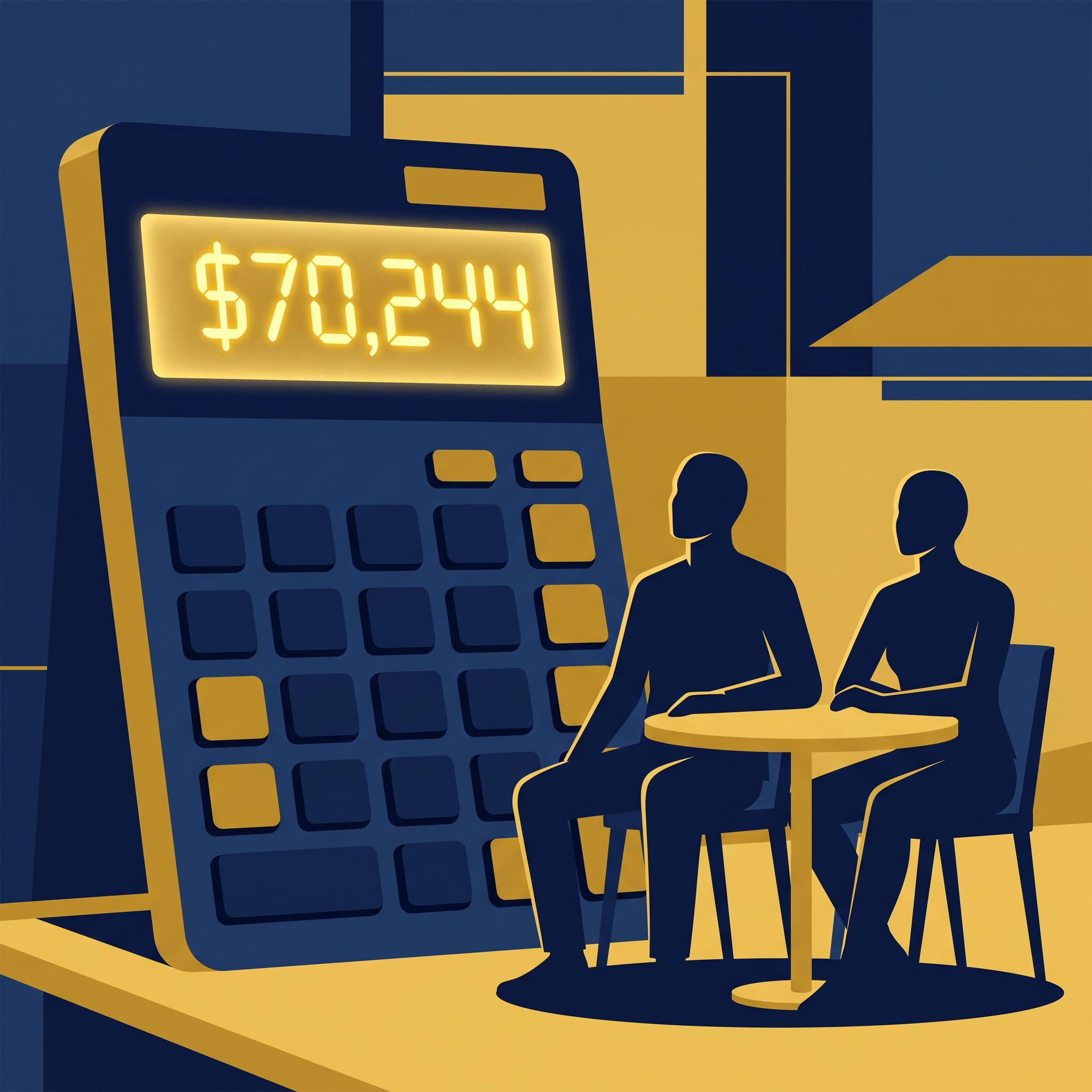 The IRS does not publish one fixed national cutoff, but its own program page lists about $70,244 a year as the general guideline most Volunteer Income Tax Assistance sites use.